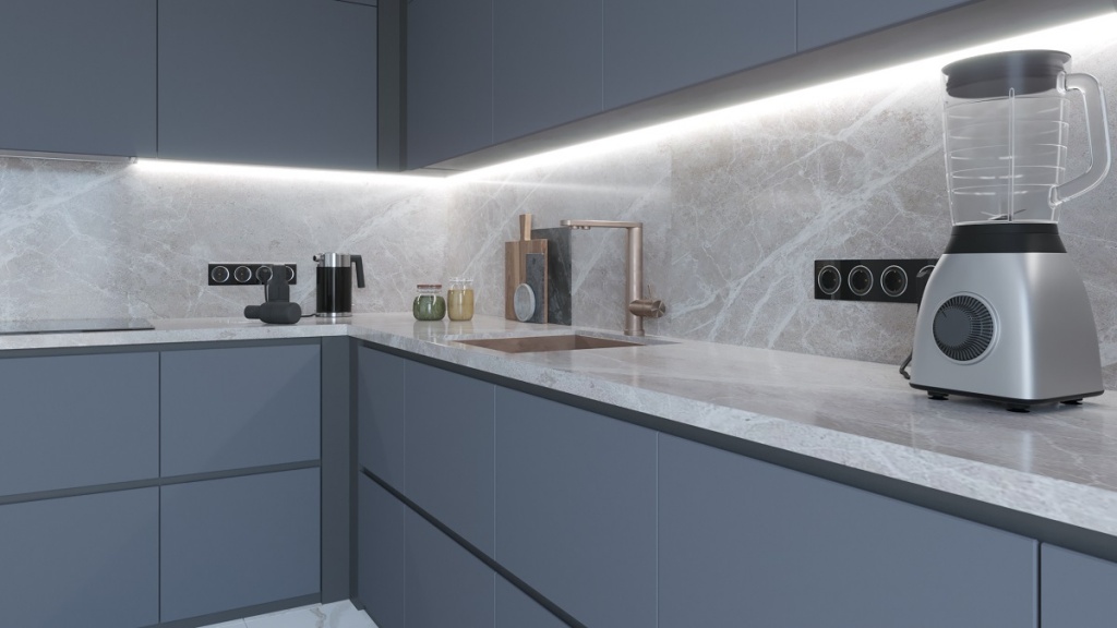 Розетки и выключатели на кухне - OneKeyElectro серия Garda натуральное стекло.jpg